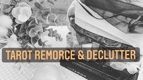 My Tarot REMORSE 🔮 #declutter