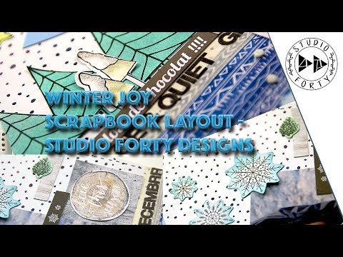 Video: A winter layout with die cut elements