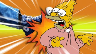 Kicking Old People - Simpsons Hit & Run