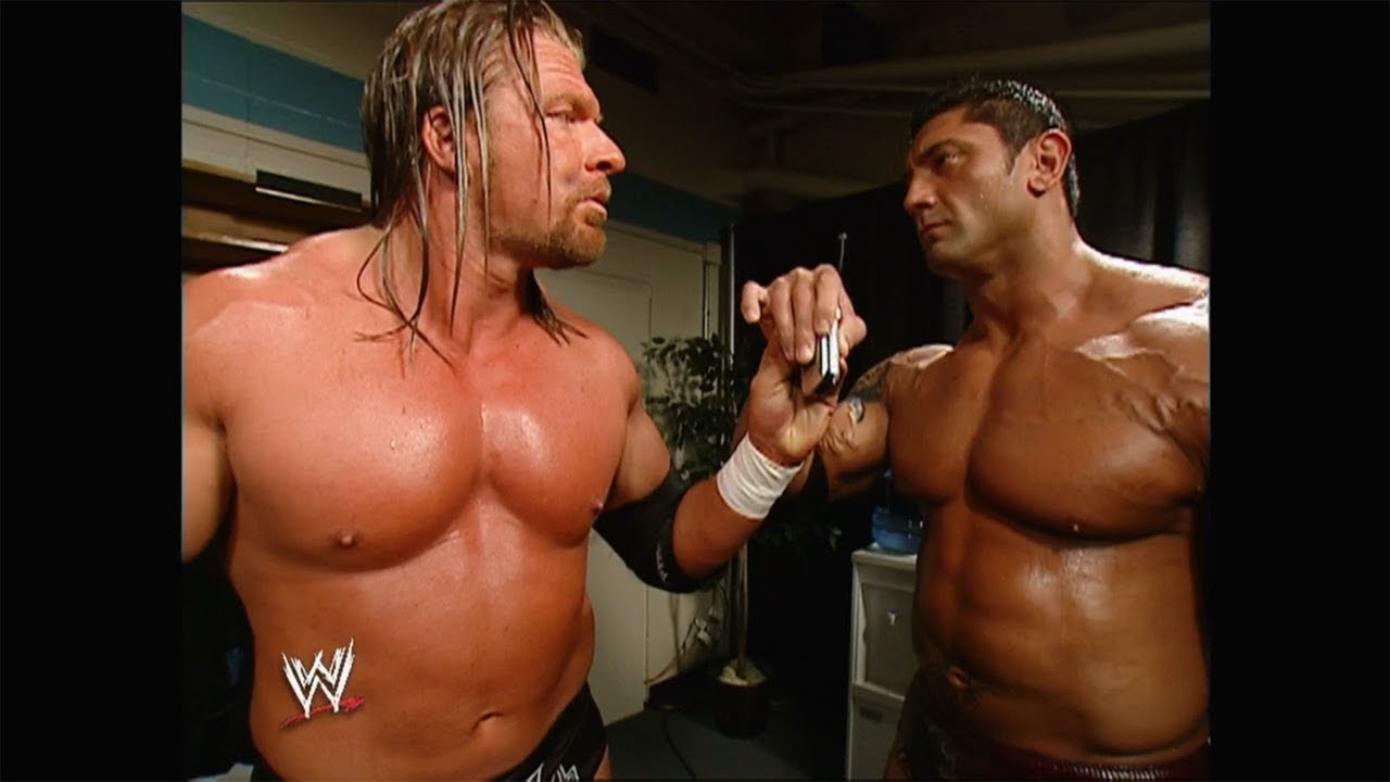 Batista, Triple H face of pt 1 Video Dailymotion online video cutter com on  Make a GIF