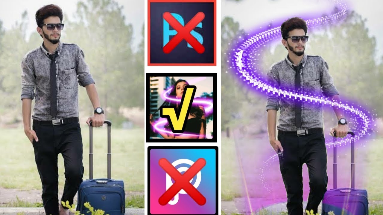 How To Edit Like Pro | Neon Effects Trick | No Crop App Review | Make Your Photo Like Best Look