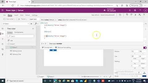 Lesson120 -  Error Handling ,IfError - Power Apps 1000 Videos