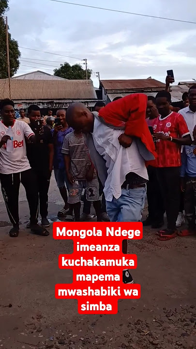 MASHABIKI WA SIMBA TAWI LA MONGOLA NDEGE WAKICHEZA PAMOJA BADA YA SIMBA KUBEMBA KOMBE