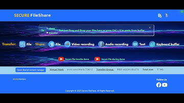 Secure FileShare: direct file transfer demo
