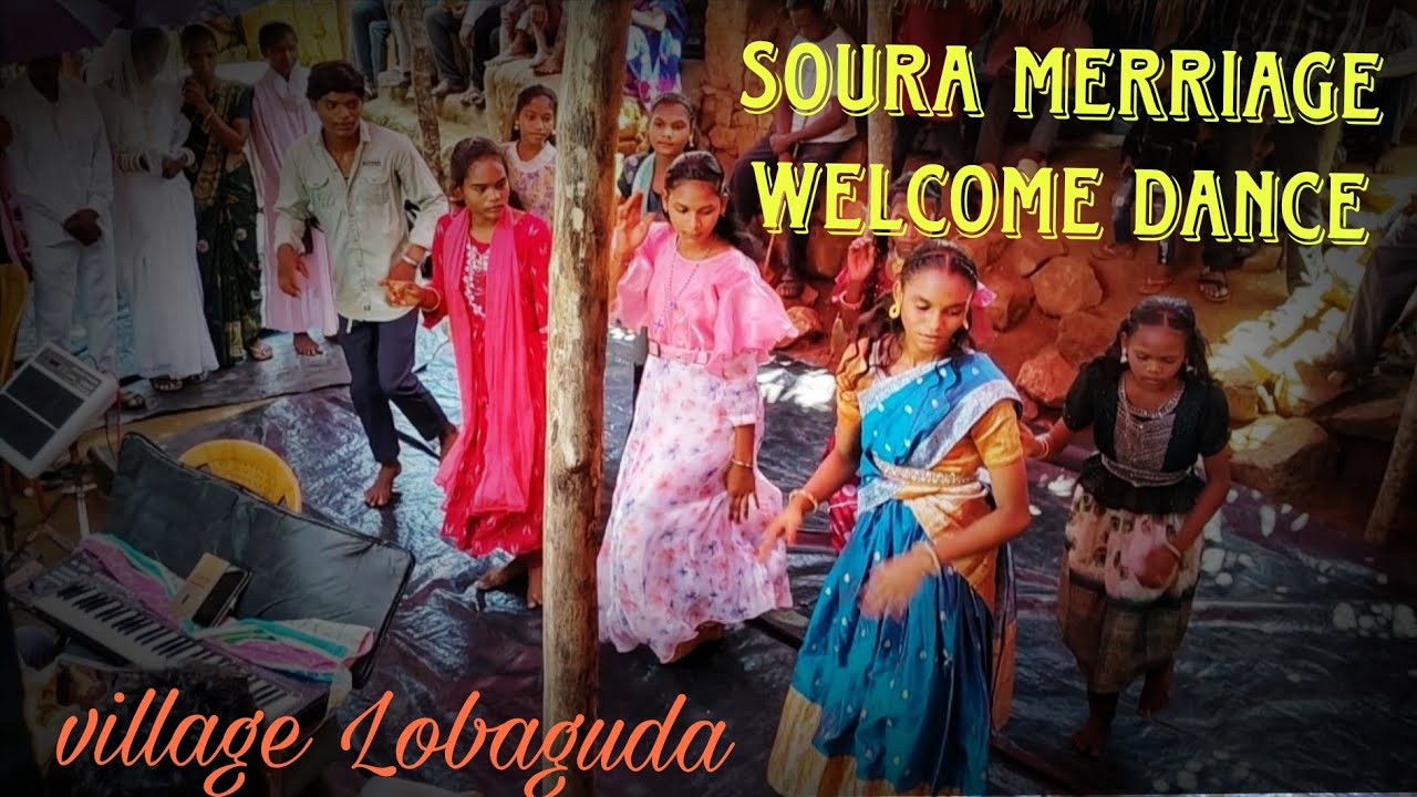 Soura// merriage// welcome// dance//village lobaguda//
