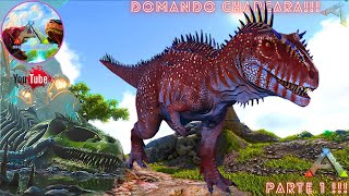 DOMANDO CHARCARADONTOSSAURO PARTE 1 !!! ARK: SURVIVAL EVOLVED RAGNAROK #ark #dinosaur #jogos