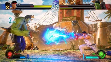 Marvel Vs Capcom Infinite - Ryu & Strider Hiryu VS Hulk & Nemesis