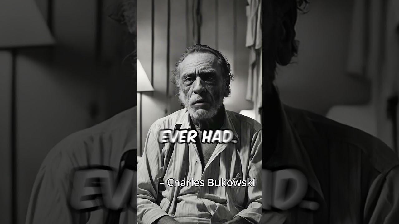 Charles Bukowski finds solace in understanding himself 