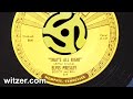 THAT S ALL RIGHT ELVIS PRESLEY 1954 On SUN RECORDS 45 RPM That S All Right Mama mp3