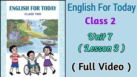 Class 2 English Book 2024 | Unit 7 ( Lesson 3) | Full Video  | Colours, Shapes And Signs