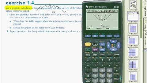 Nonlinear Graphs Part 2 using Calculator