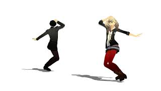 P5A Mmd Test - Ren And Anne Dancing To Cough Beat
