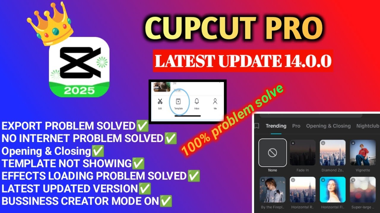 capcut pro latest update 14.0.0 new All problem solve | Export & No InternetConnection Problem Fixed