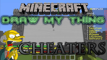 Draw My Thing #1 | "Cheaters" | (Minecraft Mini-Game Series)