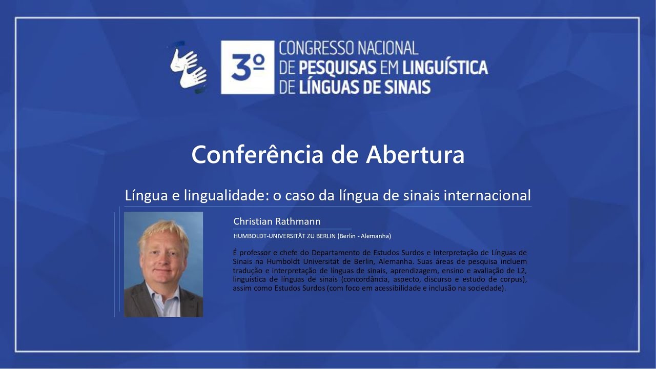Christian Rathmann - Conferência de Abertura 1 - YouTube