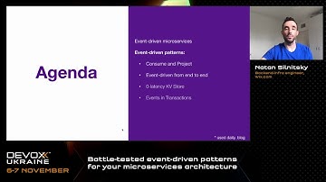 DevoxxUA 2020. Battle-tested event-driven patterns for your Microservices archit. Natan Silnitsky