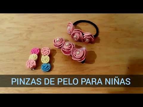 Como hacer pinzas de pelo para niñas con goma eva, manualidades fáciles. 