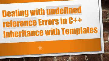 Dealing with undefined reference Errors in C++ Inheritance with Templates