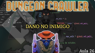 Tutorial Dungeon Crawler #26 - Estado de dano no inimigo - Game Maker Studio 2