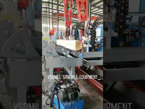 Automatic sawmill circular saw machine with cnc log carriage timber process