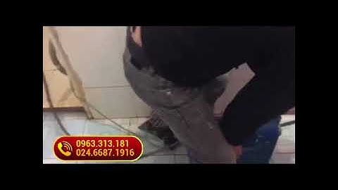 Dịch vụ thông tắc cống bằng máy lò xo đơn giản quá