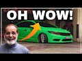 My fathers reaction on lime green meena ft new spoiler 