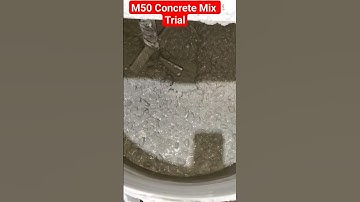 concrete Trial Mix M50  #concrete #admixture #trial  #construction #shorts #youtubeshorts #viral