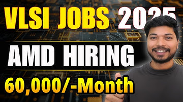 AMD Hiring 2025 🚀 VLSI Job Opportunities for Freshers | Electronics & Electrical Jobs