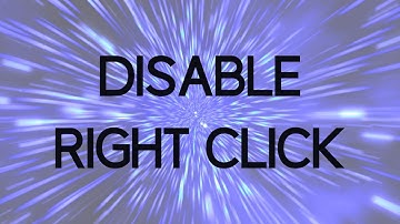 Protect your Wordpress Content by Disabling Right Clicks