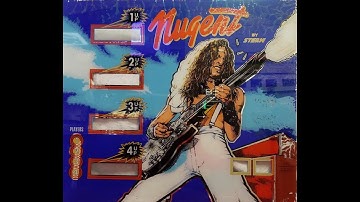 1978 Stern Nugent Pinball Machine Gameplay & Tutorial