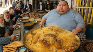 : MOST Cheap AFGHANI Foods - Biryani Recipe - Chicken Roast - Kabuli Pulao Recipe - Tikka Kabab