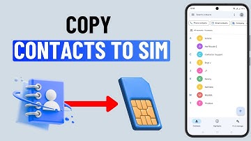 How to Copy Contacts From Android Phone to SIM
