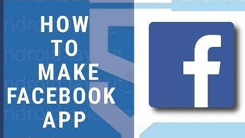 Make Facebook App with Sketchware.
