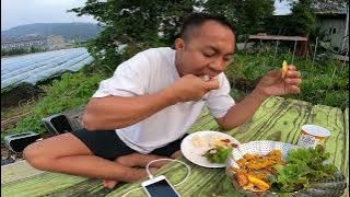 EAT WHATEVER YOU CAN, the important thing is to GET FAT!!