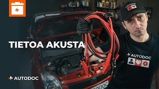 Kuinka korvata Käynnistysakku - opetusvideo