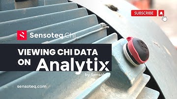 Viewing Sensoteq Chi Sensor Data on Analytix | Mining & Screening Vibration Monitoring Tool