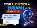 Integrate Tidio AI Chatbot in Drupal in 10 Minutes (No Coding)