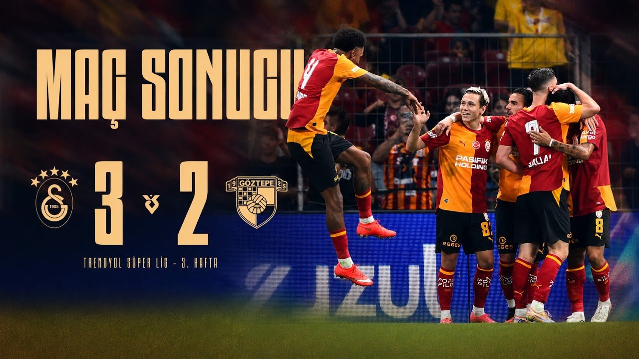 Galatasaray Vs Goztepe 3-2 | Match Highlights |