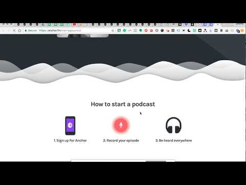 Set Up Your Podcast On The * Updated * Anchor App