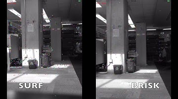 Descriptor speed comparison : SURF versus BRISK