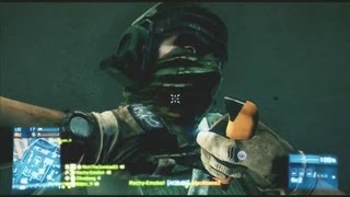 Battlefield BF3 Double Knife, Beacon Respawn Video