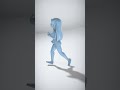 Stylized Female Character with Long Hair - AI Rigged 3D Character