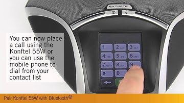 Pair Konftel 55W with Bluetooth