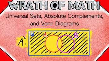 Universal Sets, Absolute Complements, and Venn Diagrams | Set Theory, Sets in Venn Diagrams