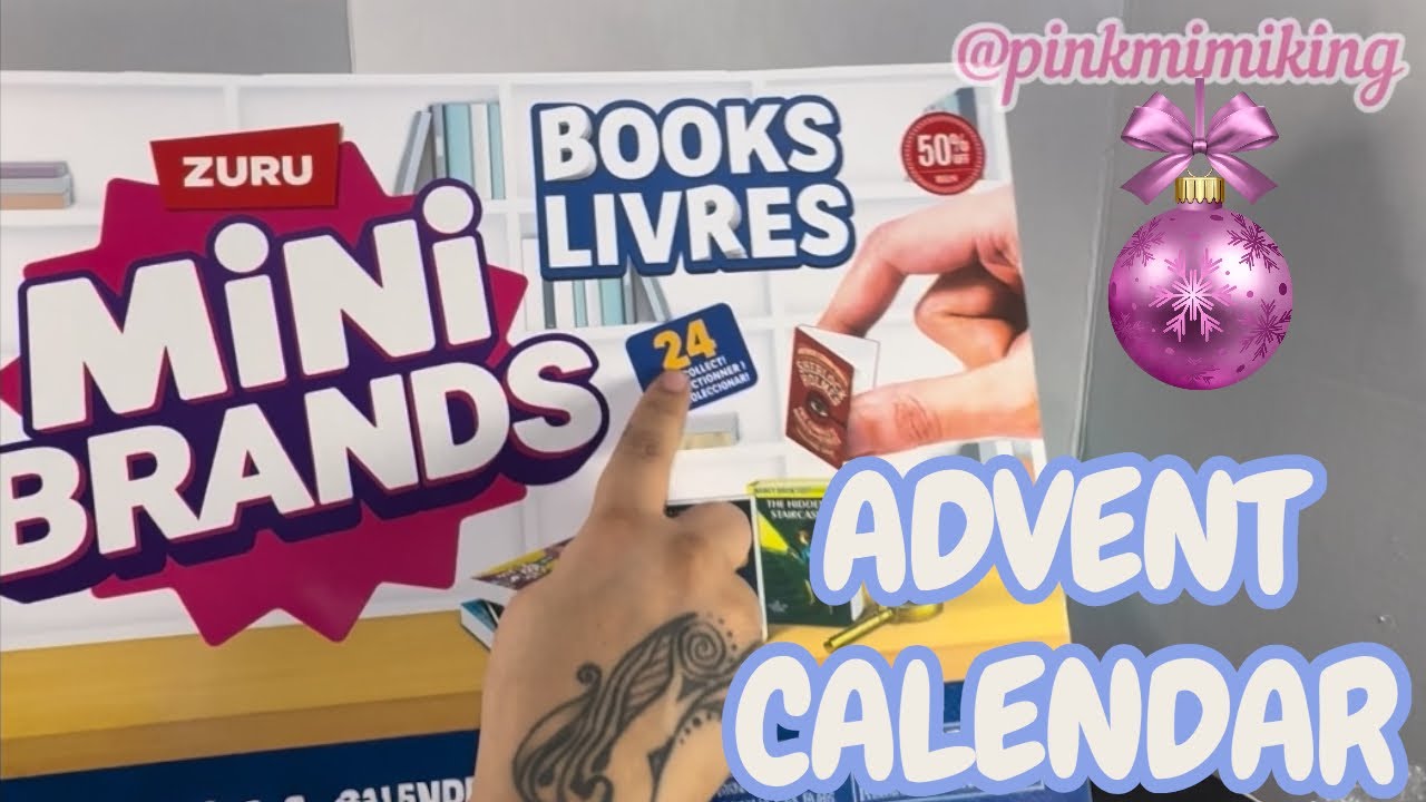 MINI BRANDS BOOK ADVENT CALENDAR UNBOXING 