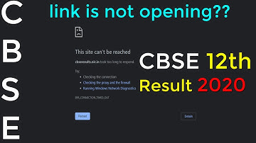 CBSE Class 12th Result 2020 | Link Not Opening | cbse2020 #cbseresult2020 #cbse12thresult