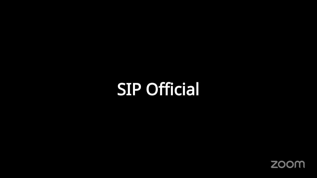 Zoom Meeting SIP Official's