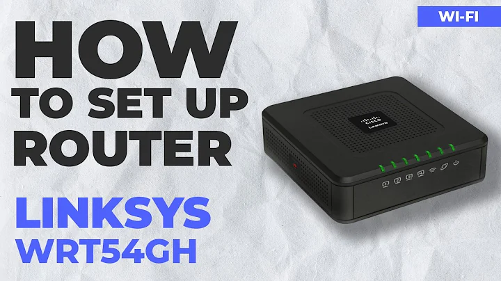 ✅ How to Set Up CISCO LINKSYS WRT54GH Router