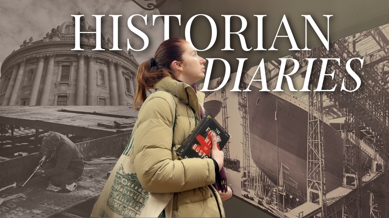 History PhD 📜✨Oxford Seminars, Titanic Belfast Museum & Book Hauls
