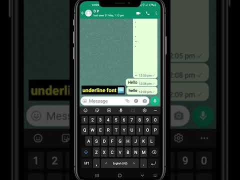 Multiple Font In Whatsapp || Whatsapp Tricks Shorts